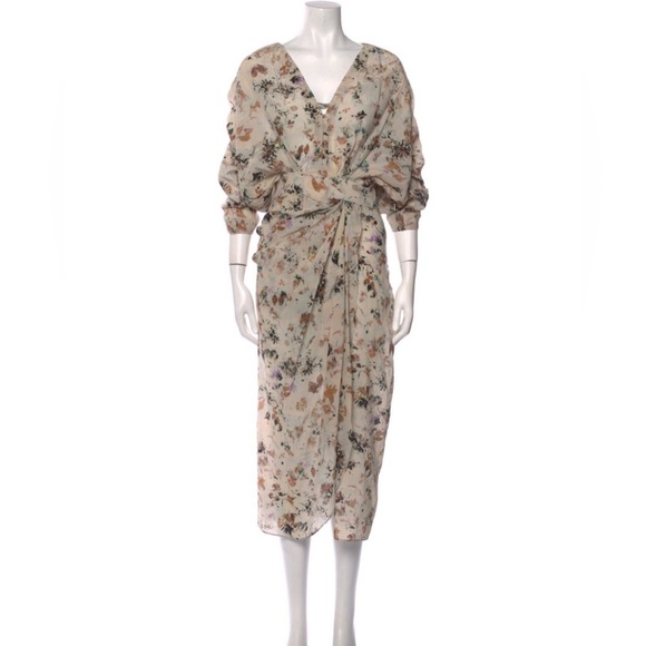 IRO MURA FLORAL PRINTED MINI DRESS size FR34 - Picture 2 of 6
